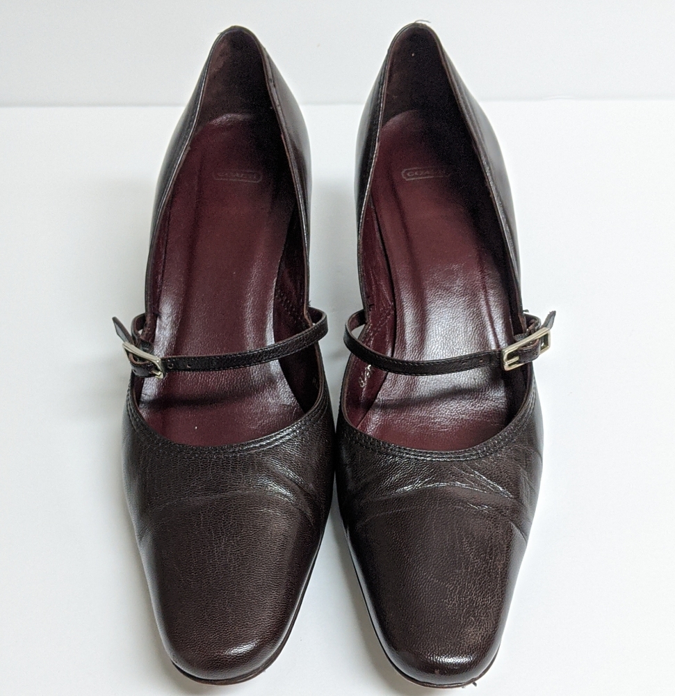 Coach Adina Brown Pumps size 8 1/2